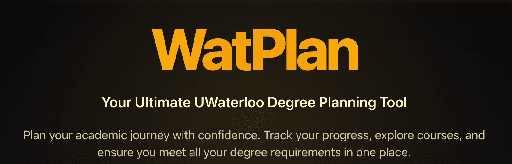 WatPlan